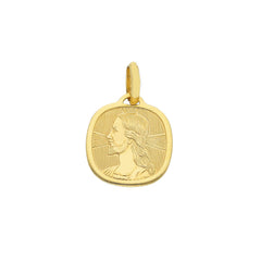 Pendentif religieux en or 18 carats - 750 - 001924