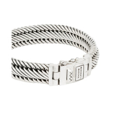 Buddha to Buddha Herrenarmband Edwin Small Silber 23cm