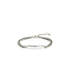 Buddha to Buddha Herrenarmband Essential Bar Silber