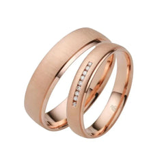 Rauschmayer First Individuell Love - Trauringe mit 9 Brillanten - 04908