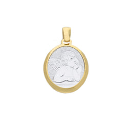 18 Karat - 750 Goldhänger Religiöser Anhänger Bicolor - 067412