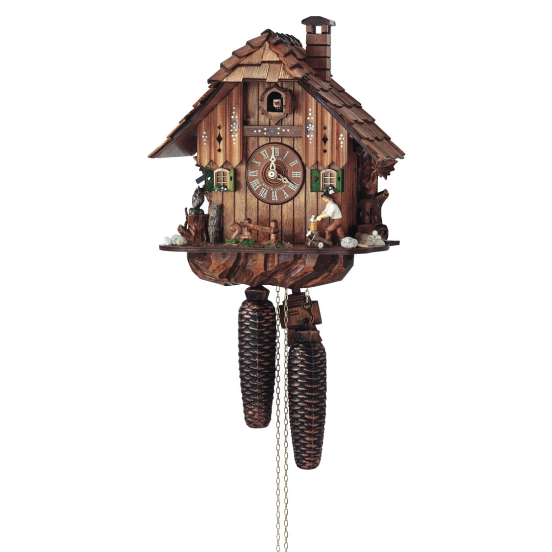 Mechanische Kuckucksuhr Chalet, 8-Tage, 30cm