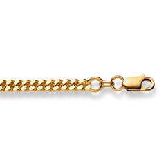 Bracelet gourmette en or 3,5 mm