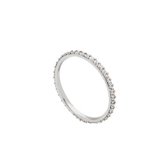 18 Karat Gold - 750 Memorie Ring mit Zirkonia