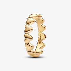 Pandora Ring Reihe von Herzen - 163427C00