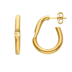 18 Karat (750) Gelbgold Damenohrringe – Creolen - 286823