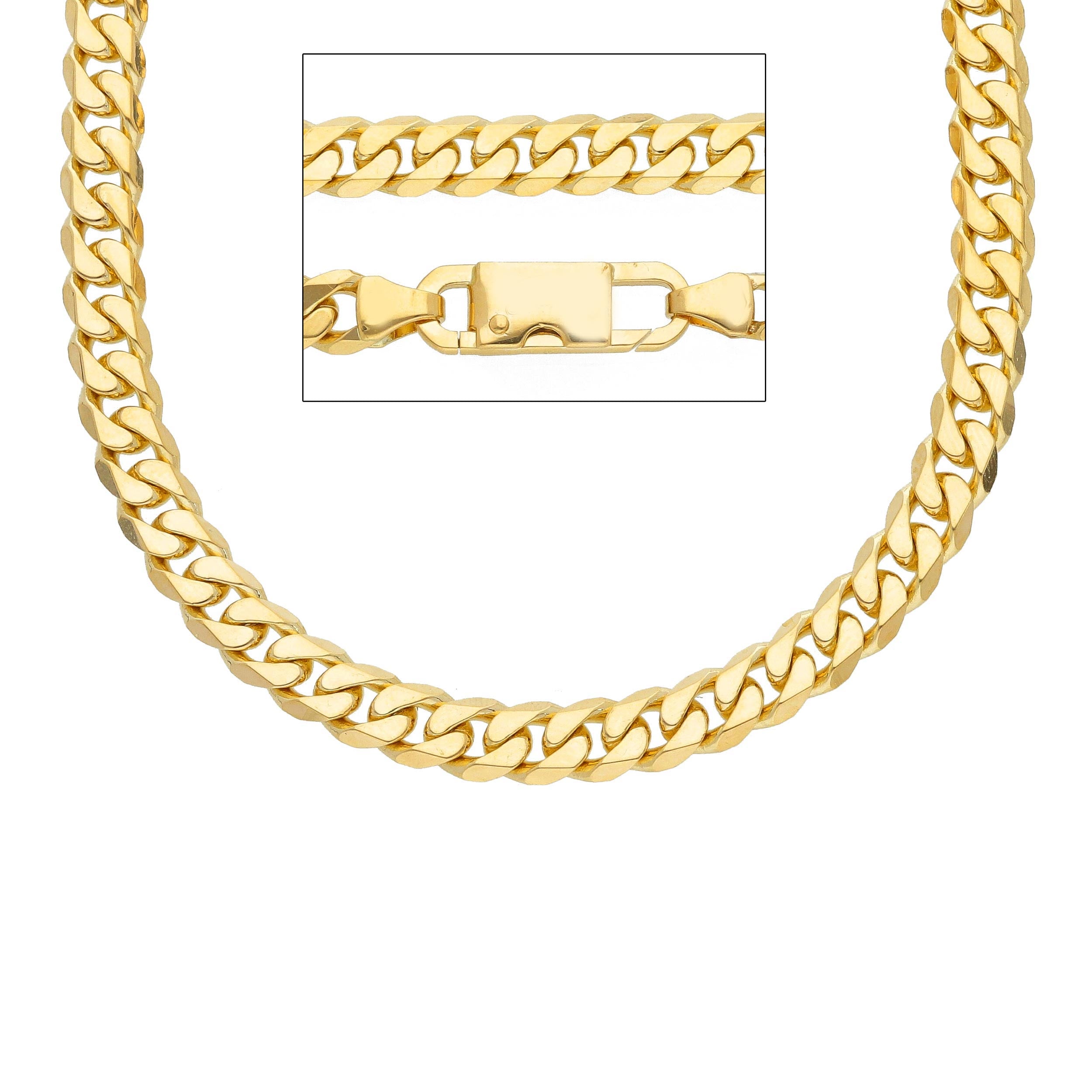 Herren Halskette in 18 Karat Gold in Gelbgold, ca. 44 Gramm - MGM160GG