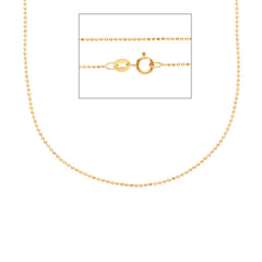 Damen Halskette in 18 Karat Gelbgold, ca. 2.5 Gr. - MPA100GG