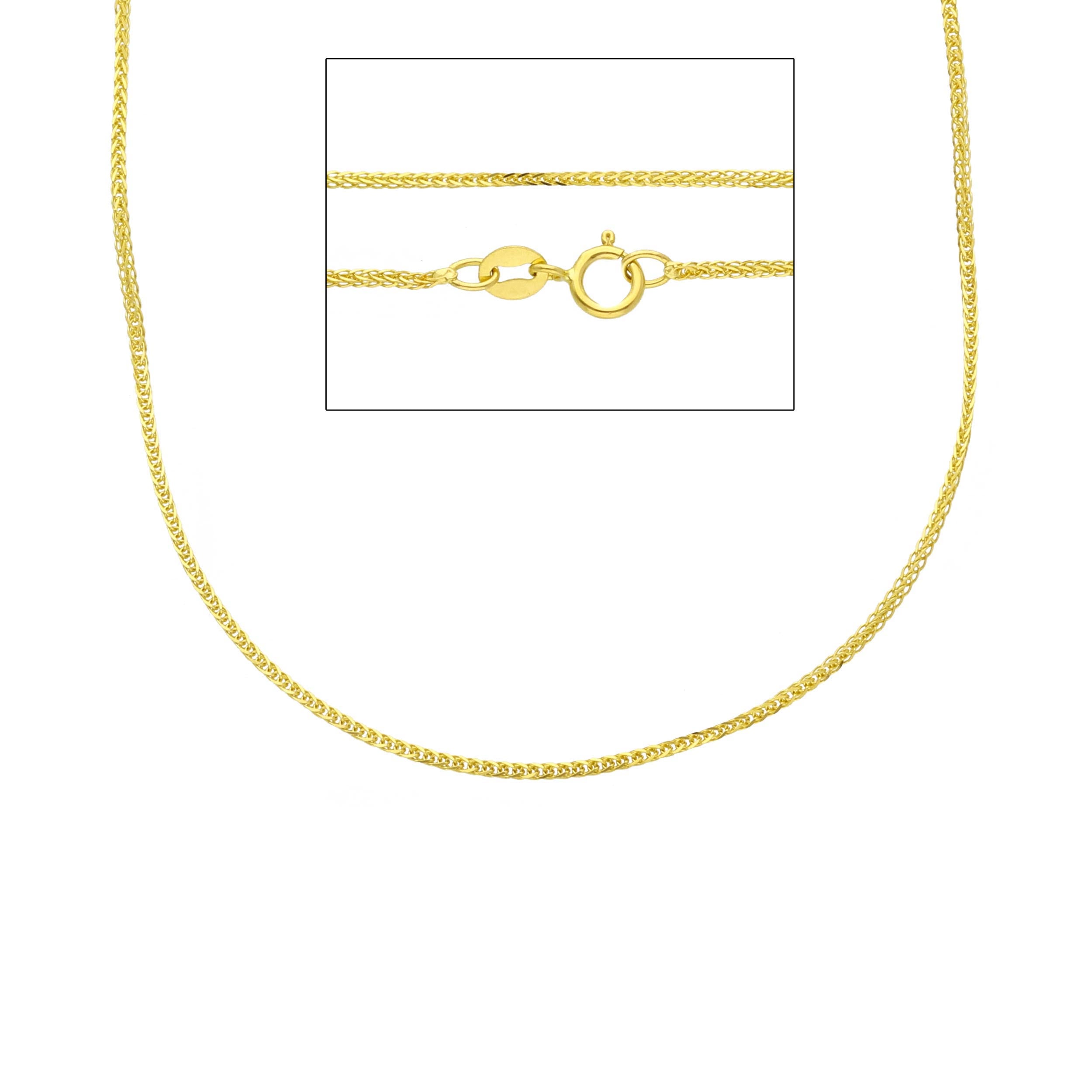 Damen Halskette aus 18 Karat Gelbgold, ca. 2.00 Gramm - MSB020GG