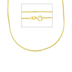Damen Halskette aus 18 Karat Gelbgold, ca. 2.00 Gramm - MSB020GG