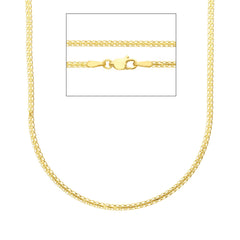 Damen Halskette in 18 Karat Gelbgold, ca. 4.60 Gr. - MSP030GG
