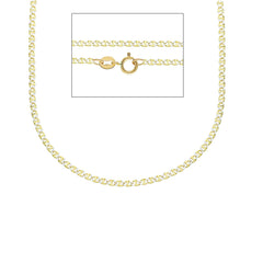 Halskette aus 18 Karat Gelbgold für Herren und Damen - MTD040GB