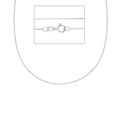 18 Karat Weissgold Halskette - MVB050BB