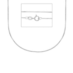 Collier en or blanc 18 carats - MVB058BB