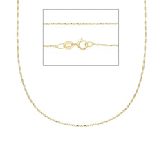 Halskette in 18 Karat Gelbgold, ca. 1.70 Gramm - MVF045GG