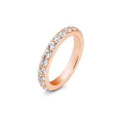Bague d'éternité Breuning en or 18 carats avec 11 diamants 0,91 ct. - 41/06134