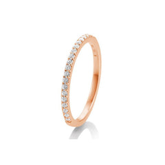 Breuning 18 Karat Gold Memoire Ring mit 26 Diamanten 0.26 ct. - 41/85902