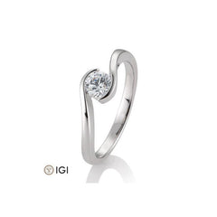 Bague de fiançailles Breuning en or 18 carats avec diamant - 41/85945