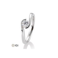 Bague de fiançailles Breuning en or 18 carats avec diamant - 41/85945