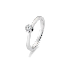 Breuning 18 Karat Gold Verlobungsring Rose mit Diamant - 41/05951