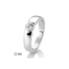 Breuning 18 Karat Gold Verlobungsring Spann mit Diamant - 41/85904