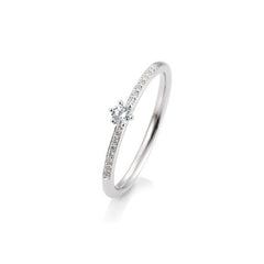 18 Karat Gold Verlobungsring Verlobungsring Pavé mit Diamanten - 41/06018