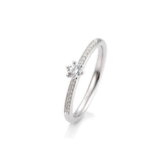 18 Karat Gold Verlobungsring Verlobungsring Pavé mit Diamanten - 41/06018