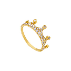 18 Karat Goldring Krone