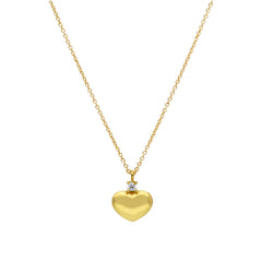 Collier coeur en or 18 carats