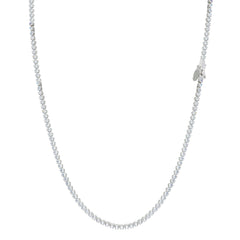 18 Karat Weissgold Tennis Collier