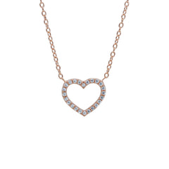 18 Karat Gold - 750 Herz Halskette