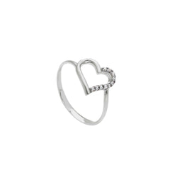 18 Karat Gold - 750 Herz Ring