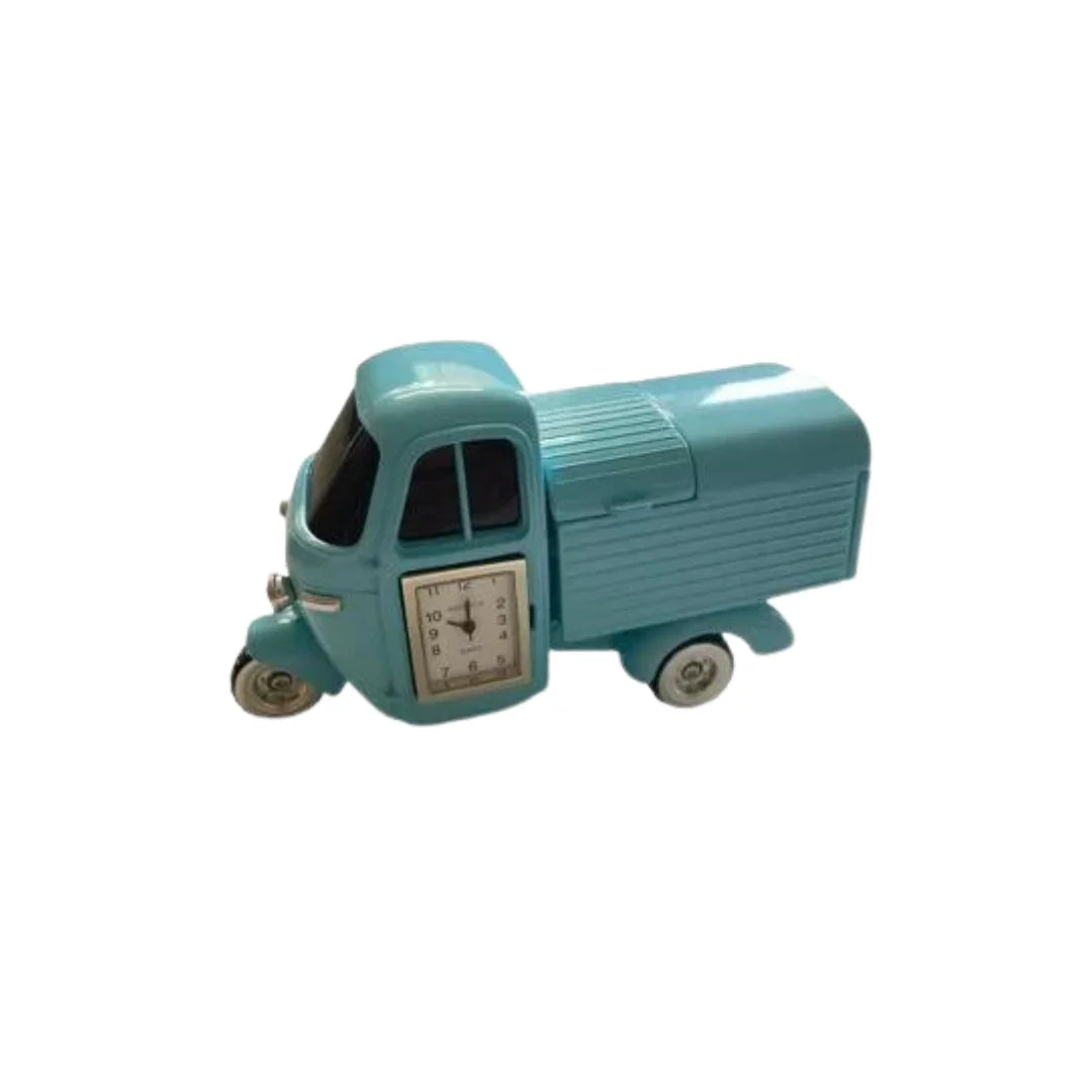 Miniatur Uhren Blau Ape - Analog, Quarz, 6 cm x 10 cm
