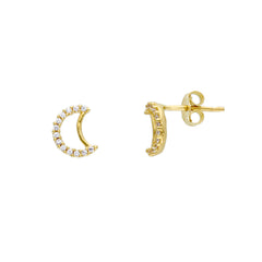 18 Karat Gold - 750 Mond Ohrstecker