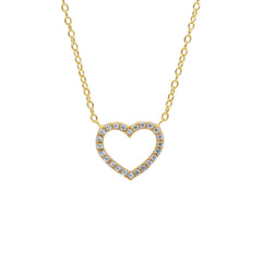 18 Karat Gold - 750 Herz Halskette