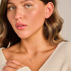 Blush Lab Diamonds Halskette in 14K Weissgold mit laborgegezüchtetem Diamanten - LG3001W