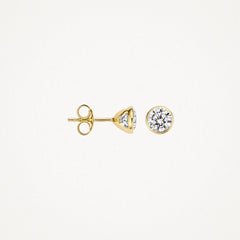 Blush Damen Ohrstecker aus Gelbgold mit Zirkonia - 7258YZI