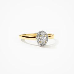 Blush Verlobungsringe in 585/14 Karat Gelbgold mit Labordiamant - LG1021Y