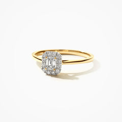 Blush Verlobungsringe Ring in 585/14 Karat Gelbgold mit Labordiamanten - LG1022Y