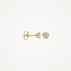 Blush Damen Ohrstecker aus Gelbgold mit Zirkonia - 7257YZI