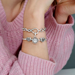 Pandora Stammbaum Schlangen-Gliederarmband: Ein Herz für Ihre Verbindung - 598827C01