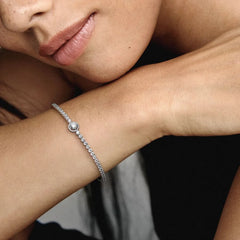 Pandora Bereicherndes Tennisarmband mit Beeindruckendem Kranz-Motiv - 599416C01-18