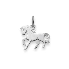 Kinder Anhänger mit Edles Pferd Silber 925