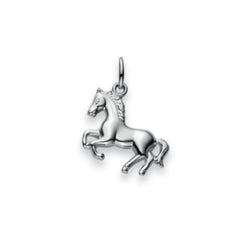 Kinder Pferd Anhänger Silber 925