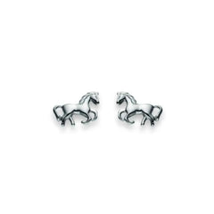 Kinder Ohrstecker Pferd Silber 925