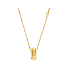 Michael Kors MK Lexington Damen Halskette aus vergoldetem Messing Goldfarben mit Zirkonia – MKJ8609710