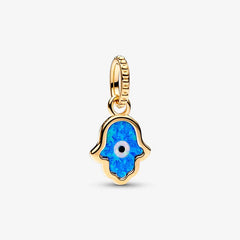 Pandora Blaue Hand der Fatima Charm-Anhänger