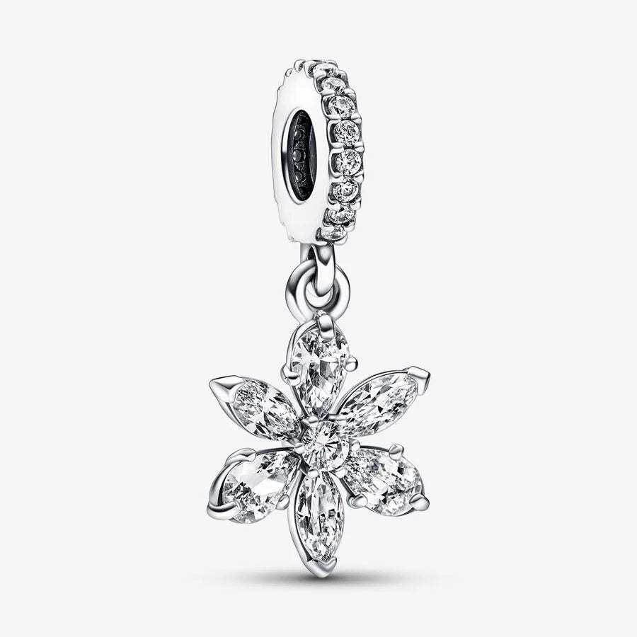 Pandora Charm-Anhänger: Herbarium - Funkelnden Runden, Cubic Zirkonia