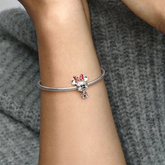 Pandora Disney Minnie Maus Charm: Sterling-Silber, 13.2 mm