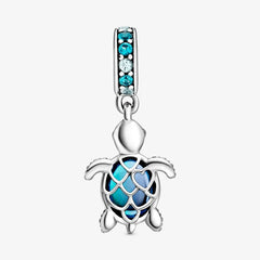 Pandora Charm-Anhänger Meeresschildkröte Murano-Glas